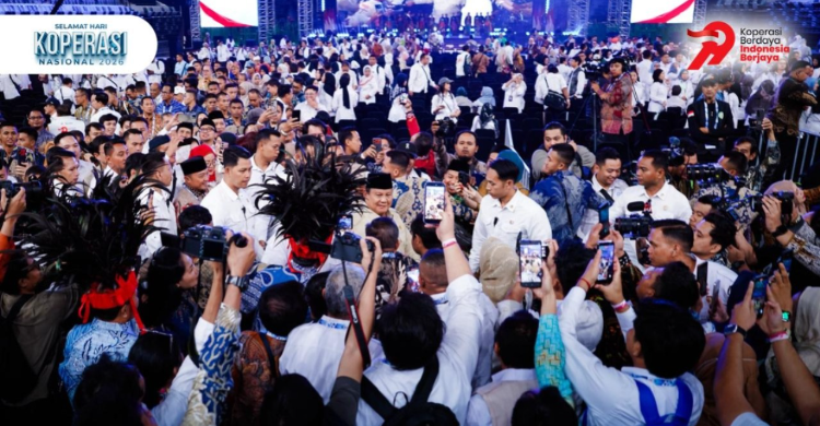 Ilustrasi harkopnas ke-79 untuk artikel DEKOPIN Gelar Puncak Harkopnas ke-79, Presiden Hadir