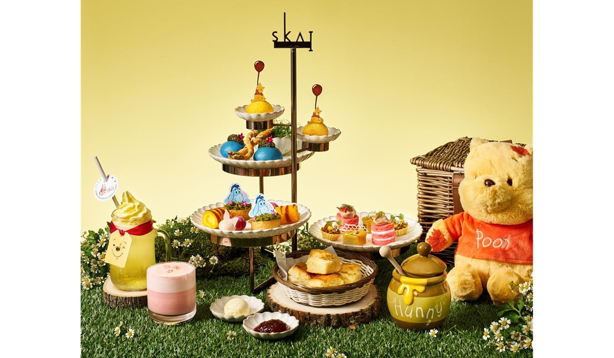 Ilustrasi high tea winnie the pooh untuk artikel High Tea Winnie the Pooh di SKAI Singapura Tonjolkan Madu…