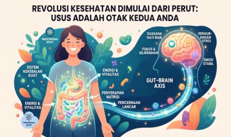 Ilustrasi kesehatan usus untuk artikel Kesehatan Usus Adalah Kunci Kesejahteraan Anda