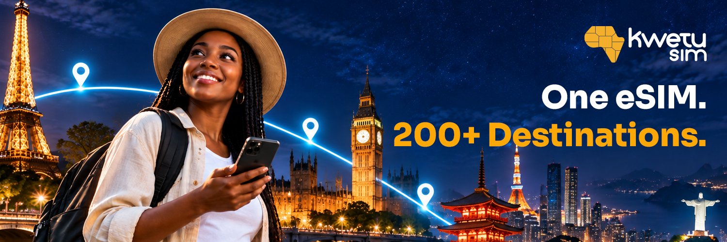 Ilustrasi kwetu esim untuk artikel Kwetu eSIM untuk Bepergian ke 200+ Destinasi